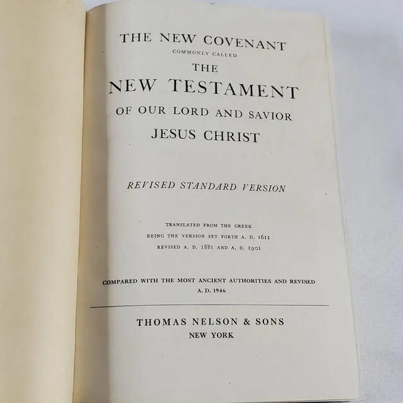 The New Covenant Commonly called The New Testament Of Our Lord & Savior Jesus - Picture 9 of 12